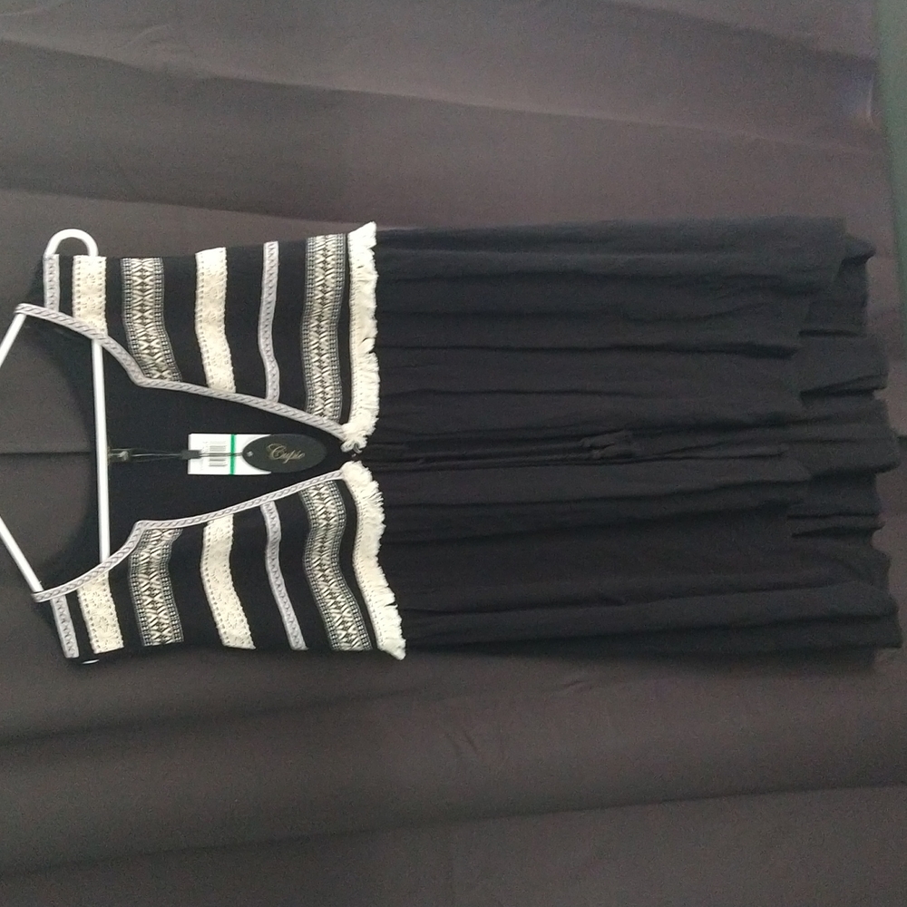 Cupio blouson Black with Aztec design